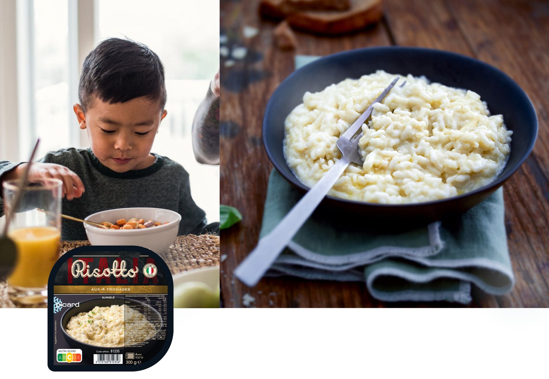 Picard 四重起司燉飯