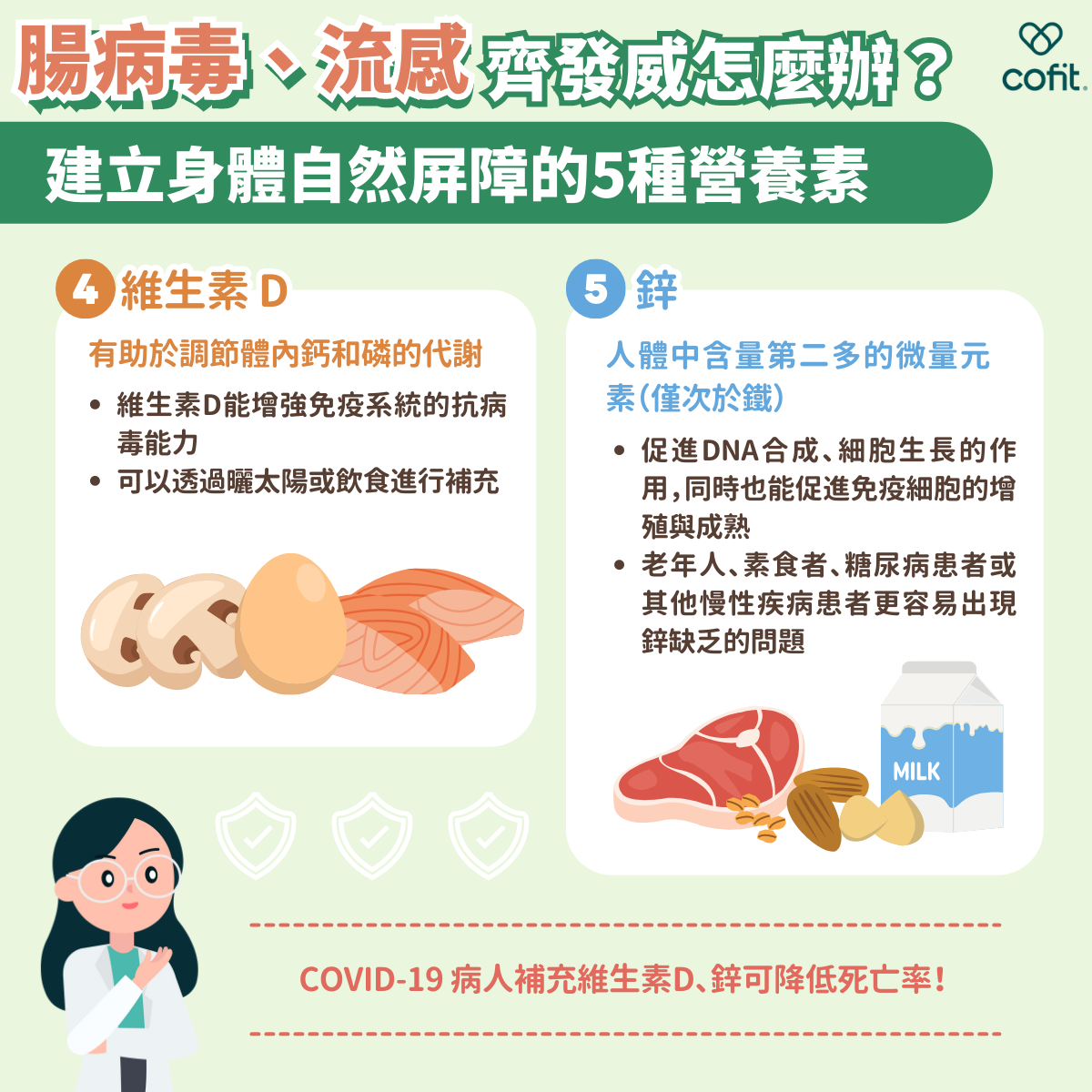 腸病毒、流感、新冠病毒齊發威！ 營養師推薦增強免疫力的5類保健品